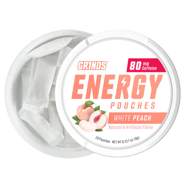 White Peach Energy Pouches