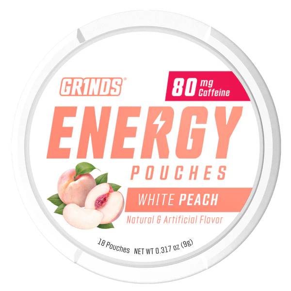 White Peach Energy Pouches
